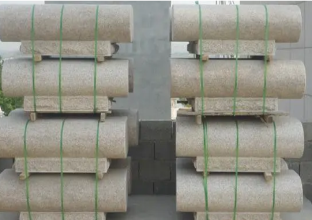 石材圆柱安装工艺流程(图1)